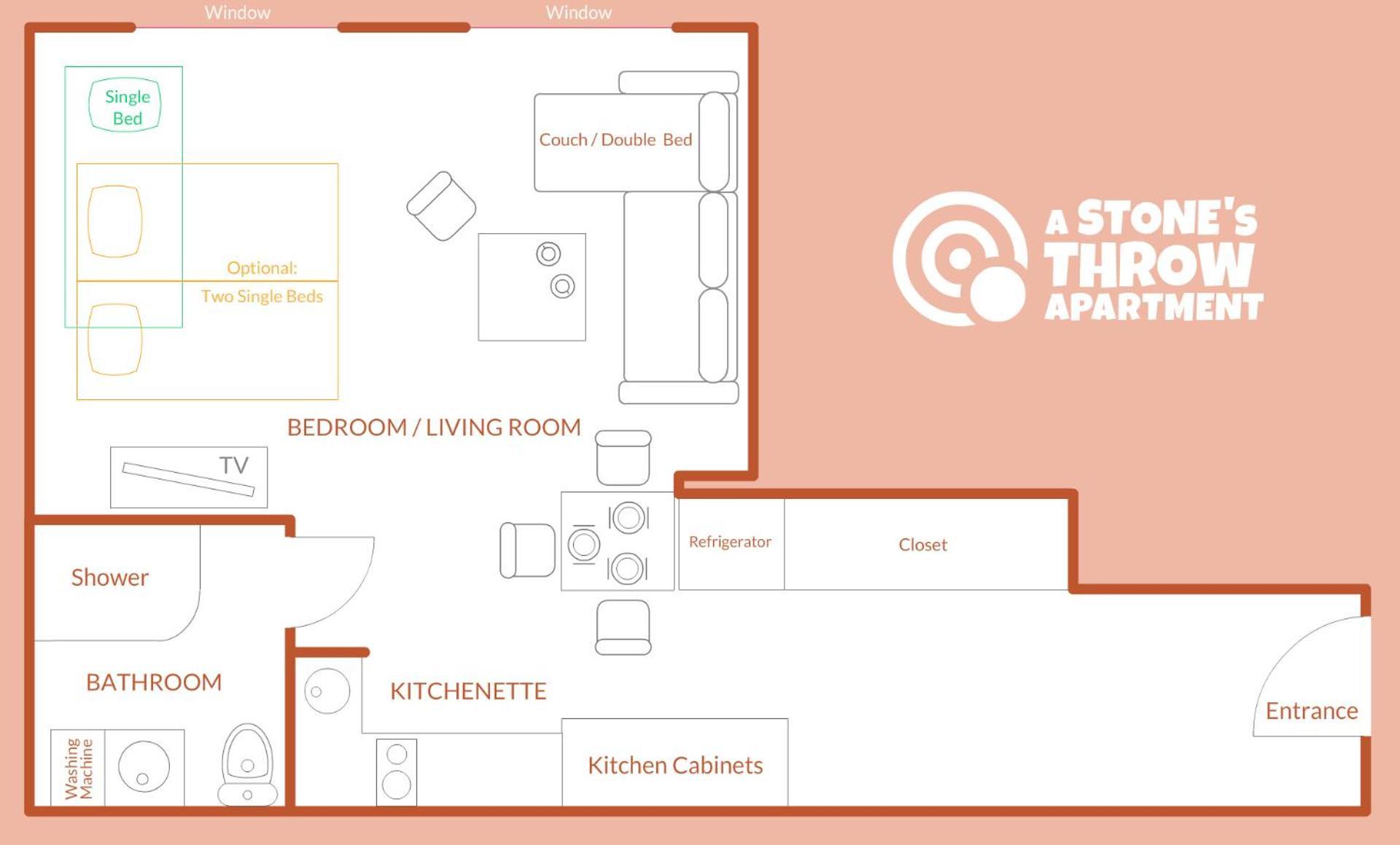 A Stone'S Throw Apartment Cracóvia Exterior foto